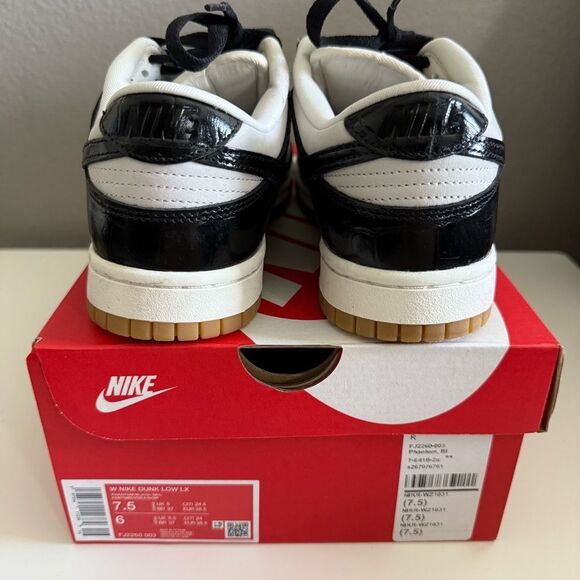 NIKE | Women’s Dunk low XL Black Croc | 7.5 - Picture 3 of 7